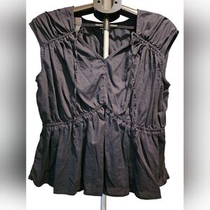 Time & Tru Women's Sleeveless Top - Black. Sz Large